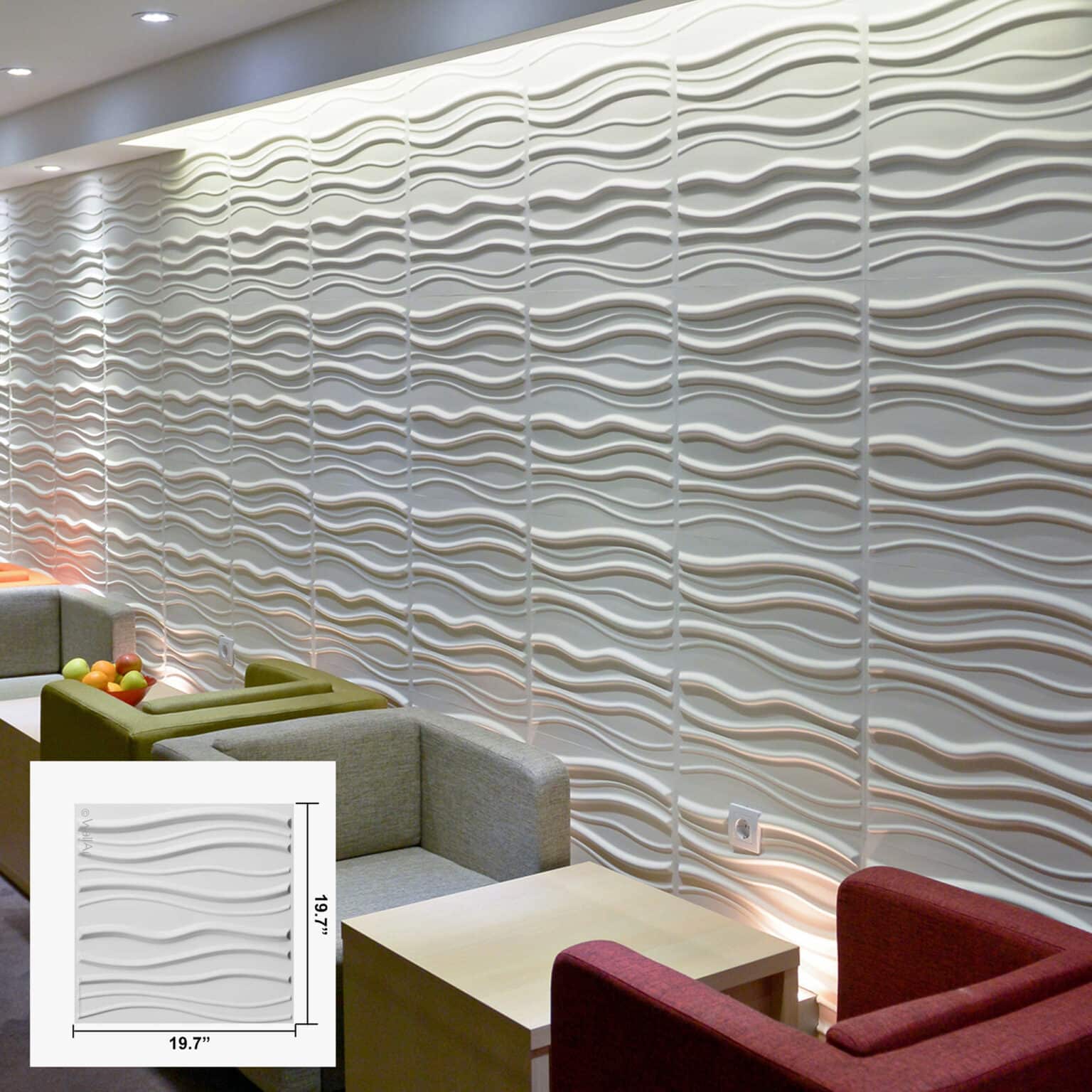 3d Plant Fiber Panels - Wall Decor 3d