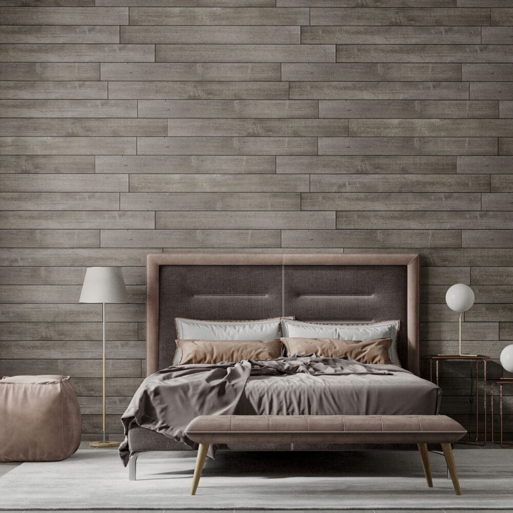 Peel And Stick Wood Planks Real Pine Wood Free Shipping   Harbor Gray Bedroom C10 Sml 1000x1000 